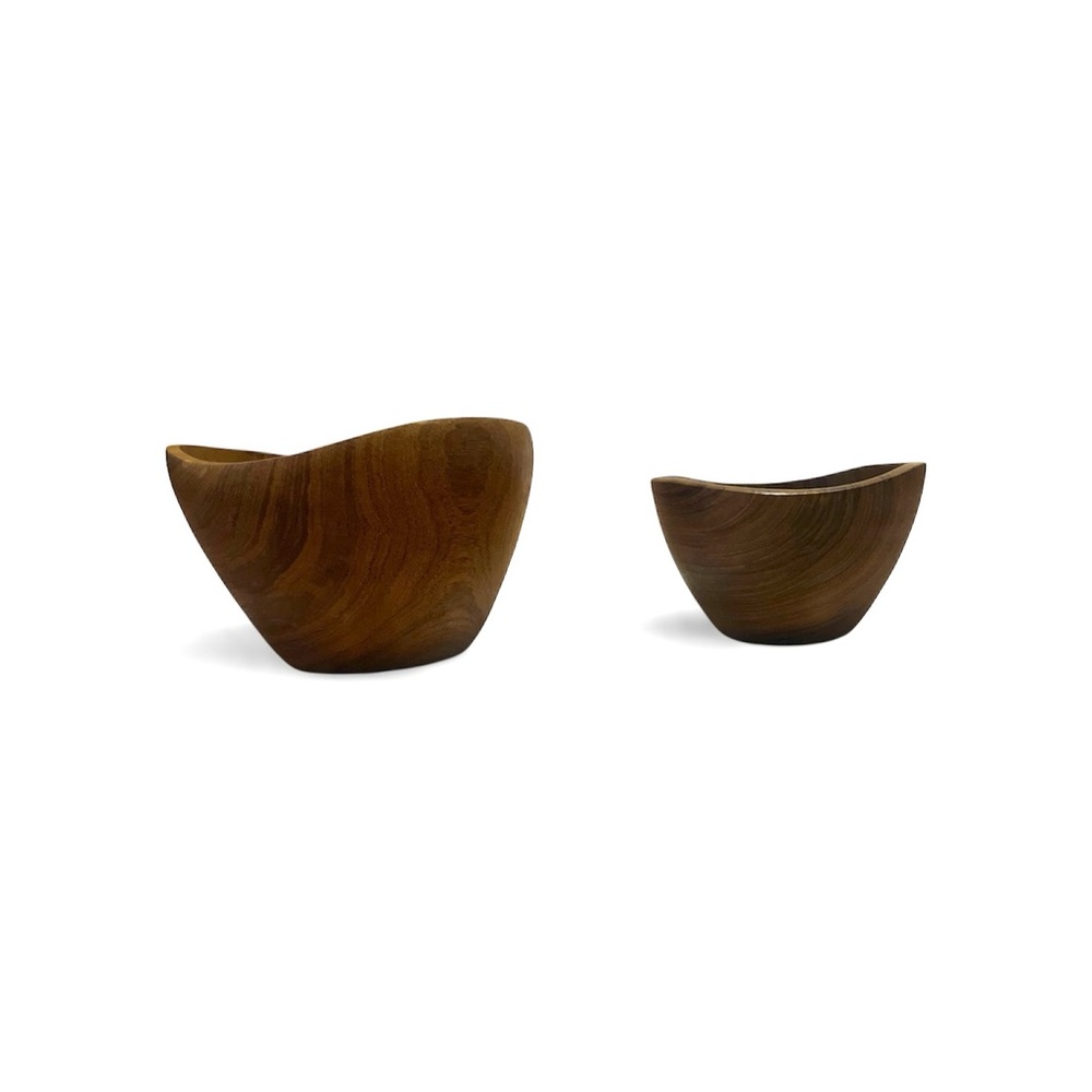 Mid 20th Century Danish Teak
Wood Bowls Designed by Eric S.
Angelo
